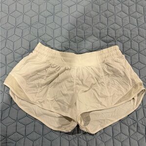 Lululemon Athletica Off-White Athletic Shorts